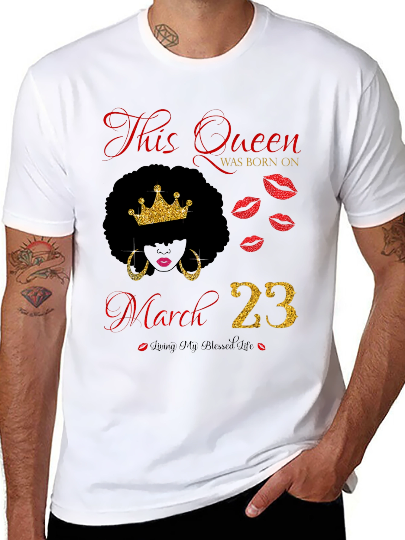 Queen Born On March 23rd T-Shirt