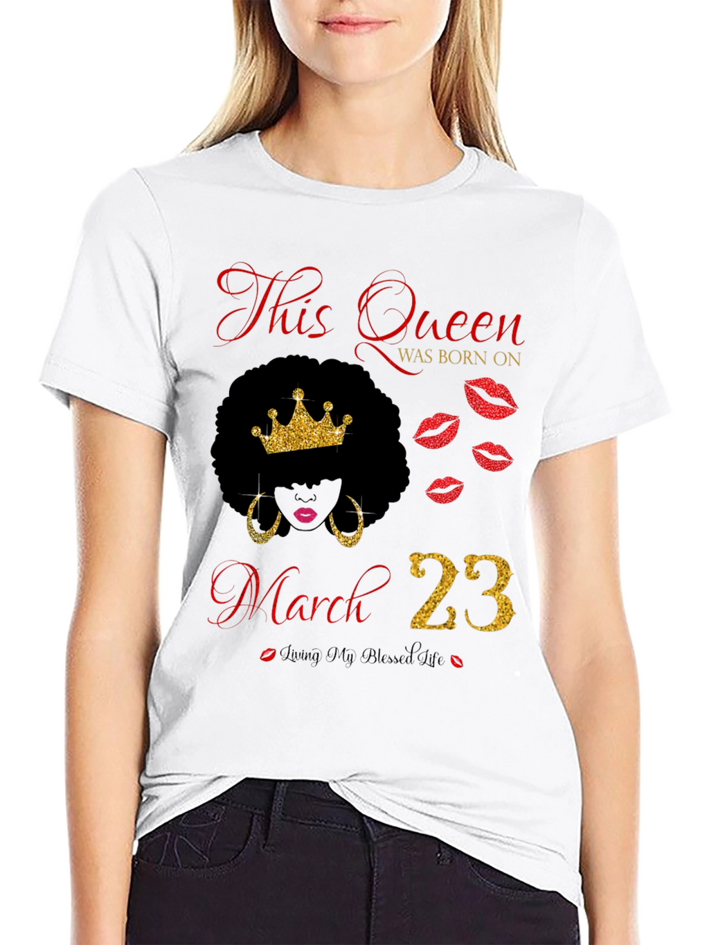 Queen Born On March 23rd T-Shirt