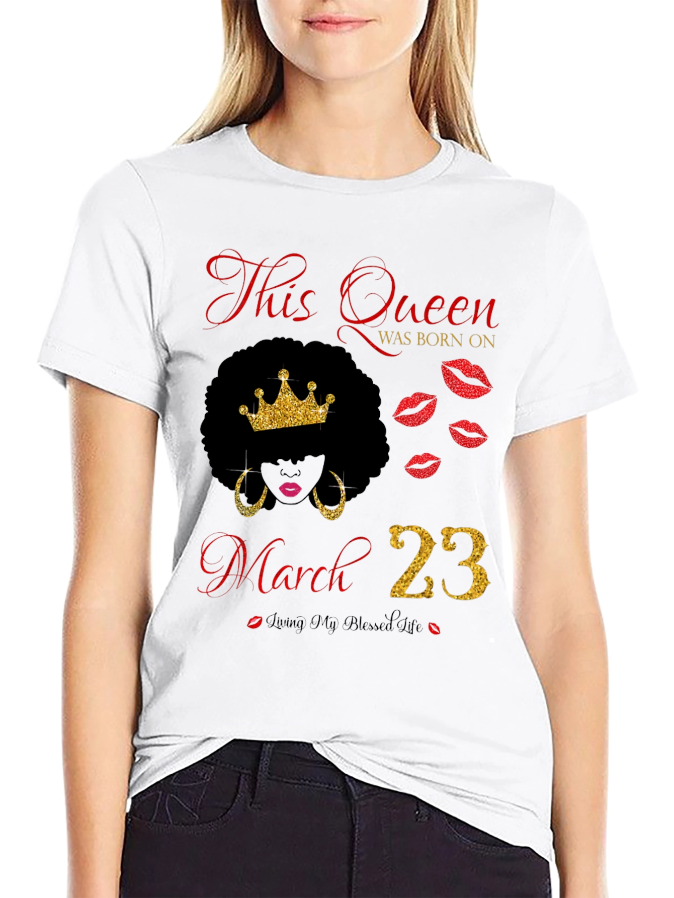 Queen Born On March 23rd T-Shirt