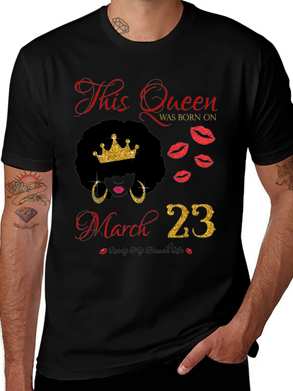 Queen Born On March 23rd T-Shirt