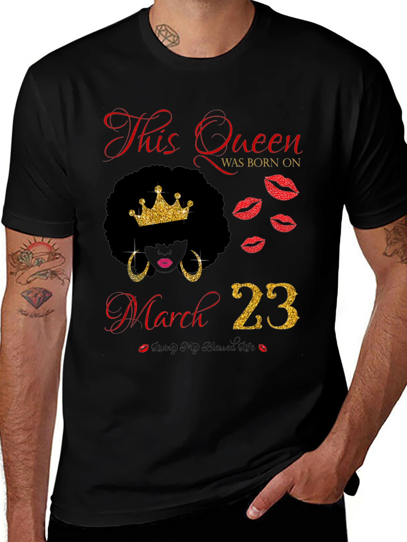 Queen Born On March 23rd T-Shirt