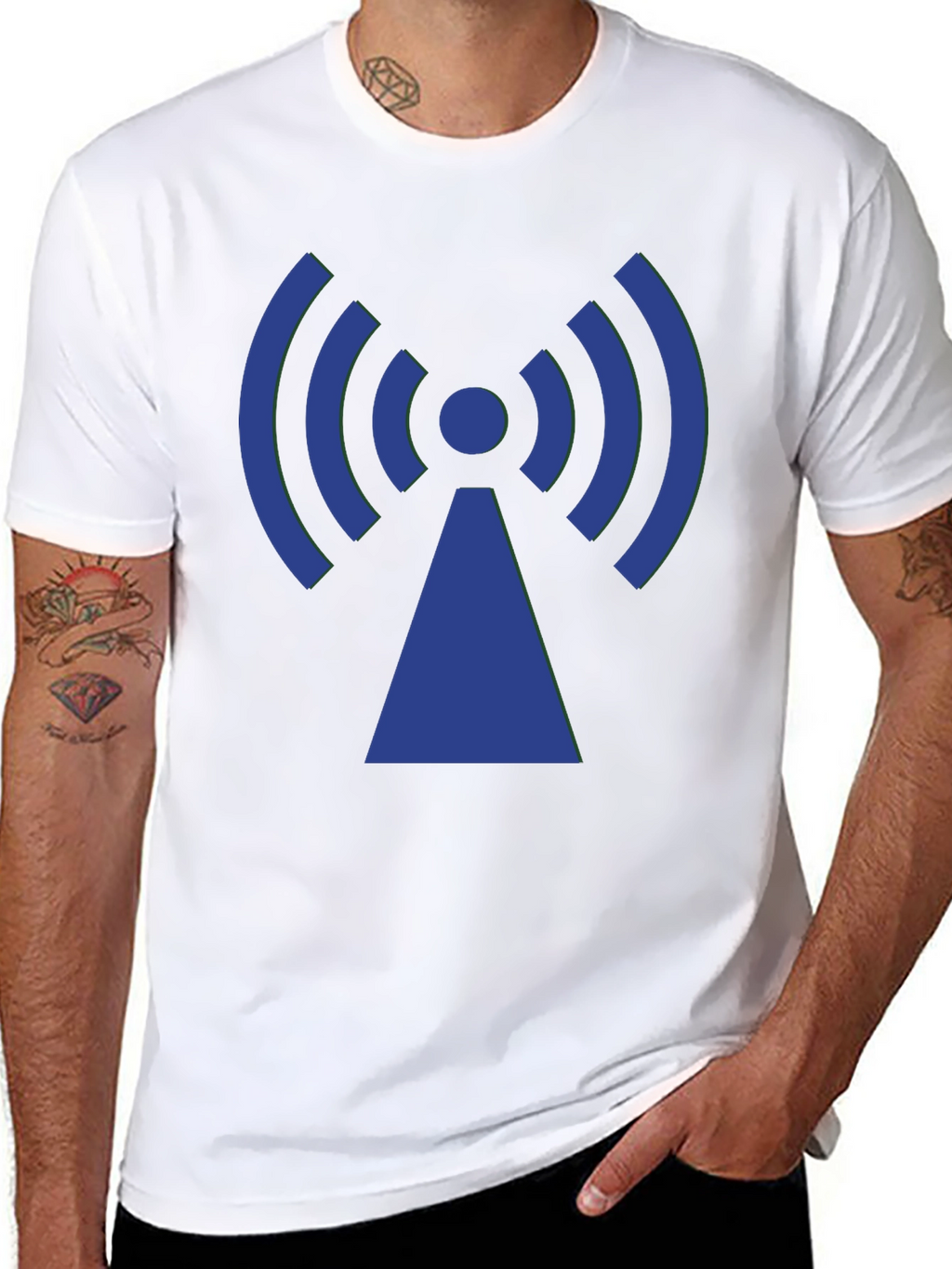 Signal Symbol Graphic Tee - Modern Comfort