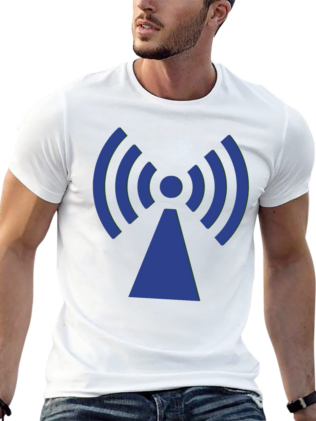 Signal Symbol Graphic Tee - Modern Comfort