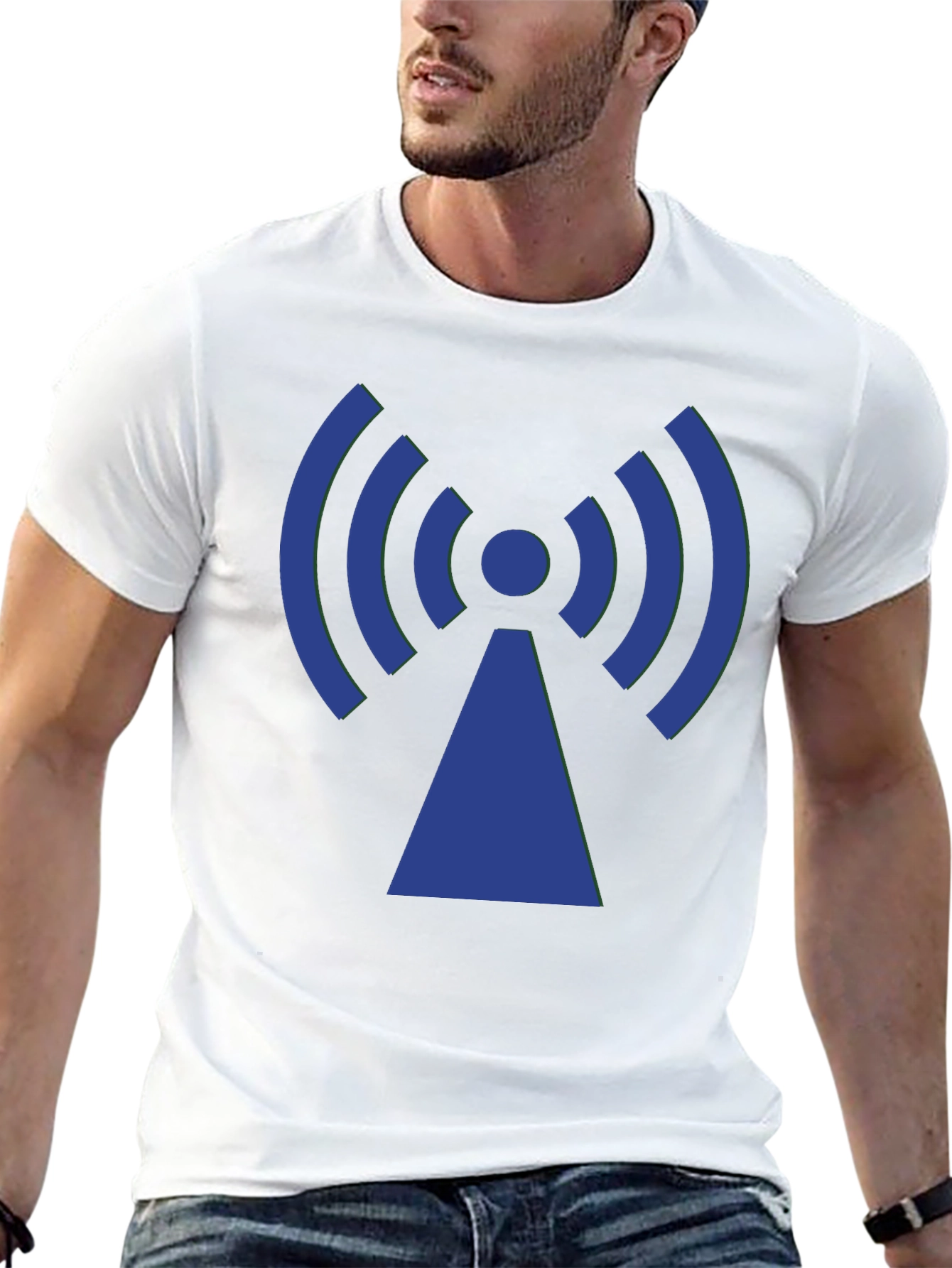 Signal Symbol Graphic Tee - Modern Comfort