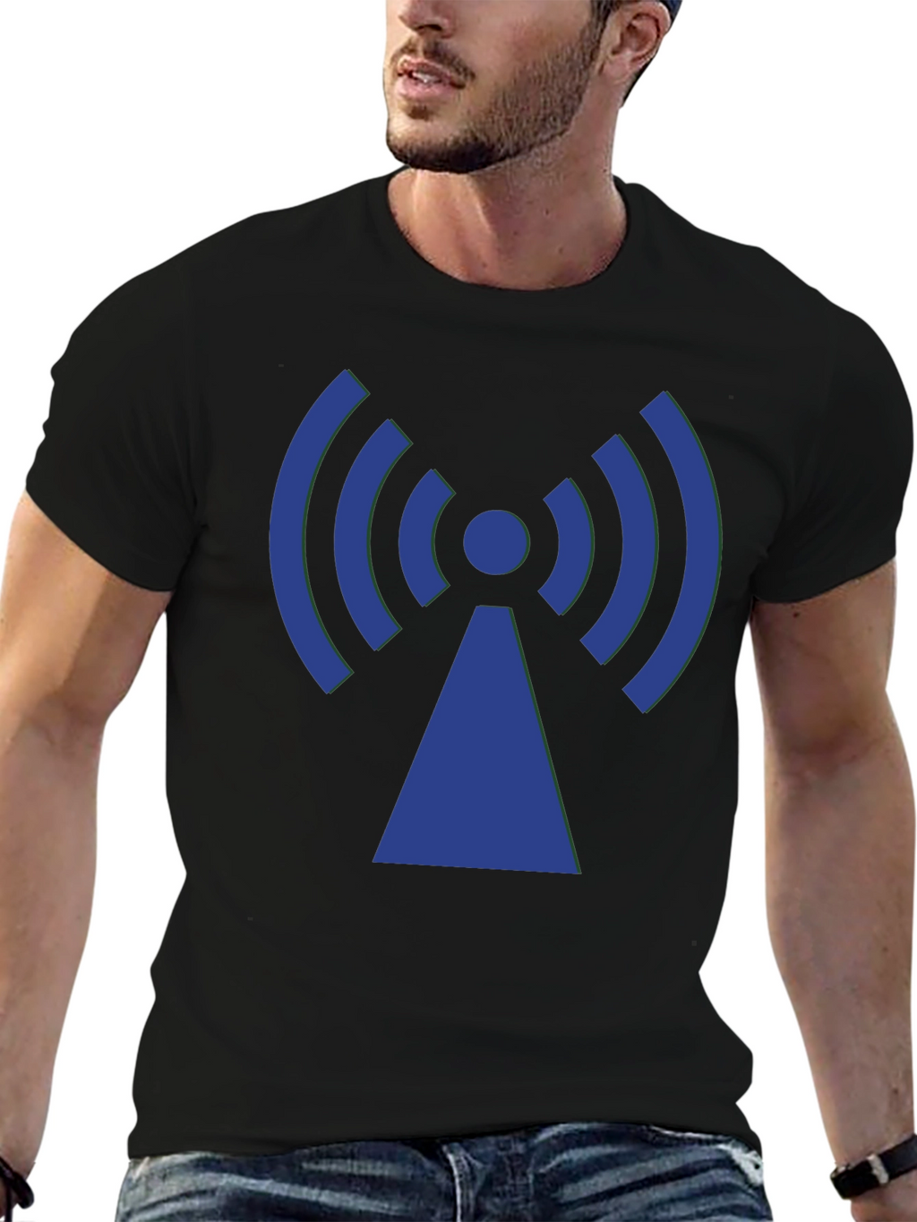 Signal Symbol Graphic Tee - Modern Comfort