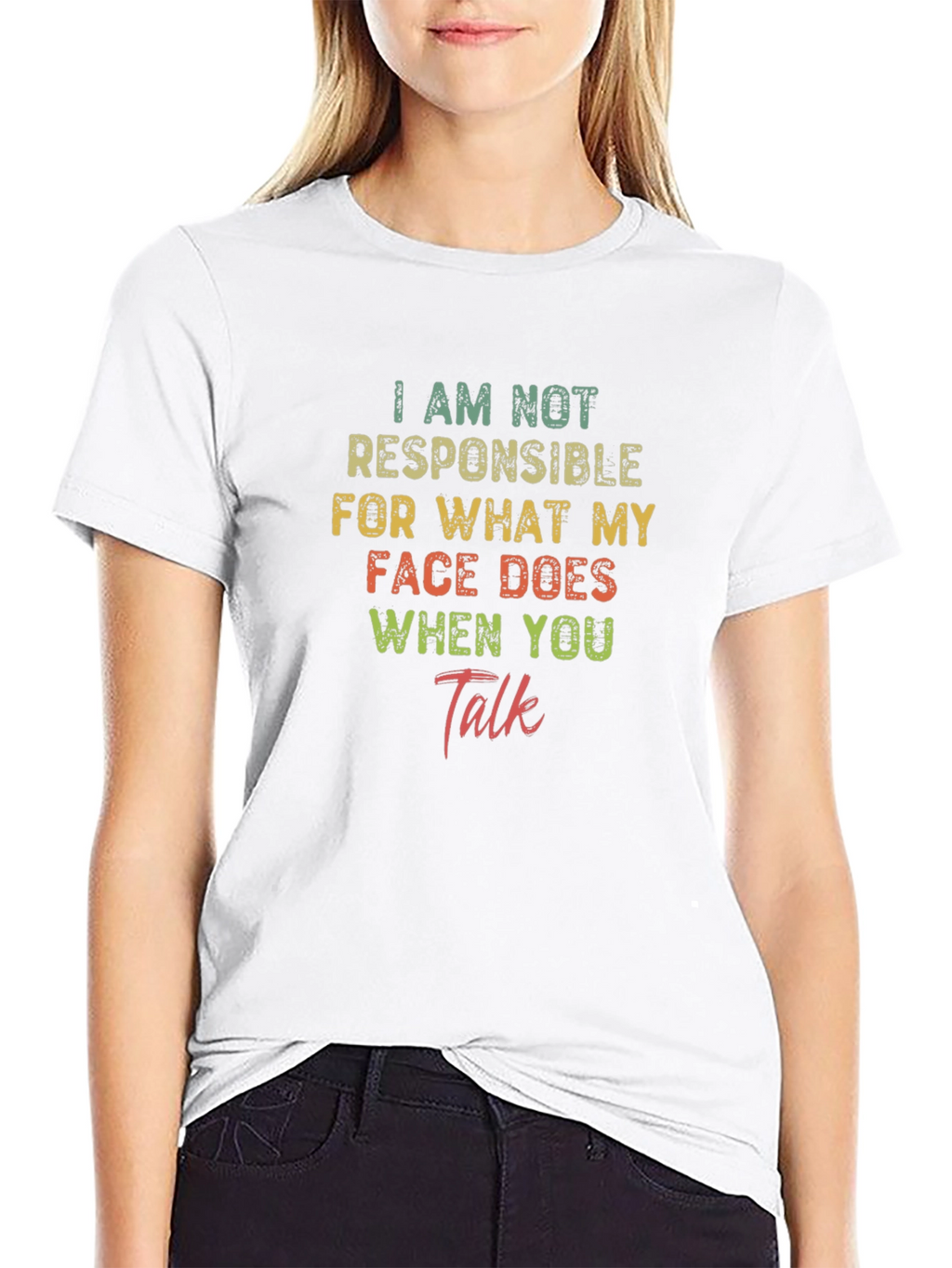 Funny Sarcastic Graphic T-Shirt - I Am Not Responsible