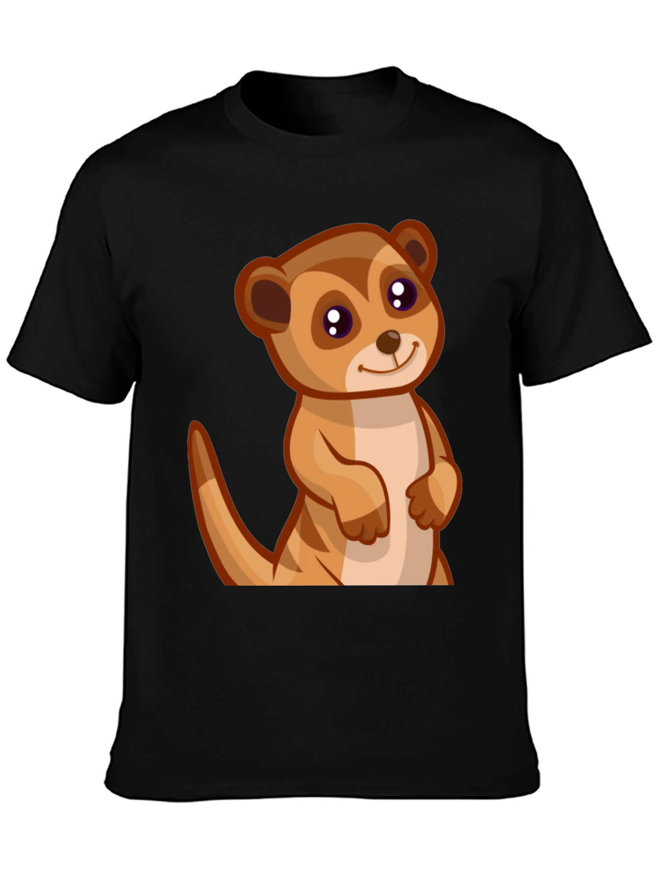 Cute Meerkat Graphic Tee - Soft Cotton Comfort