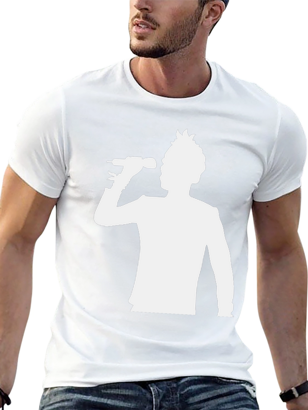 Singer Silhouette Black T-Shirt