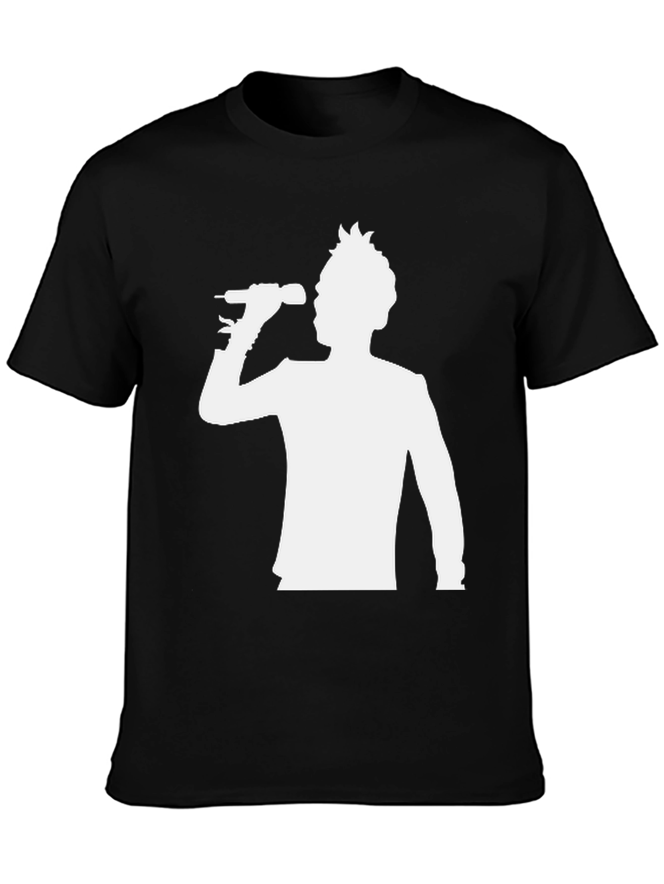 Singer Silhouette Black T-Shirt