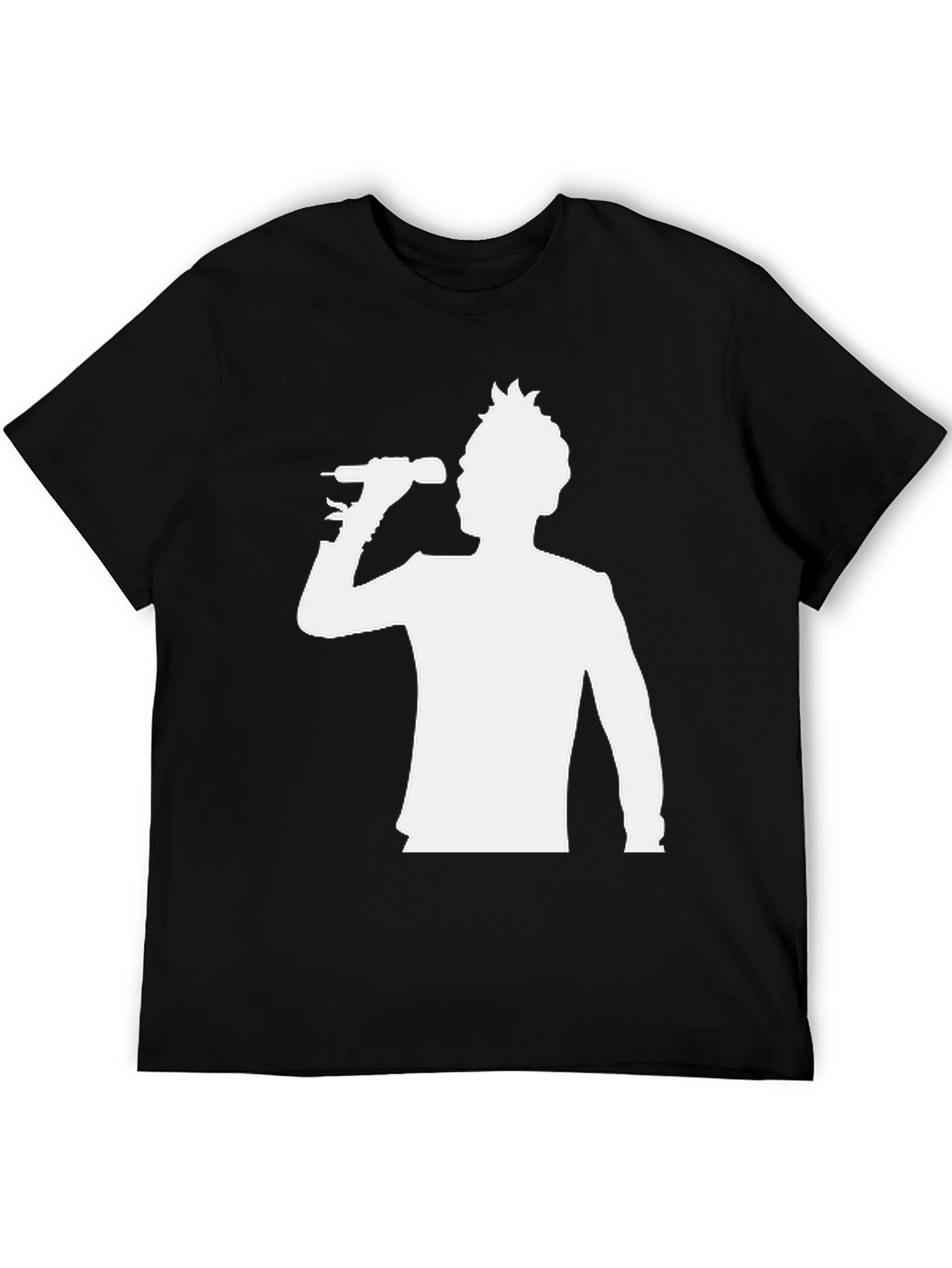 Singer Silhouette Black T-Shirt