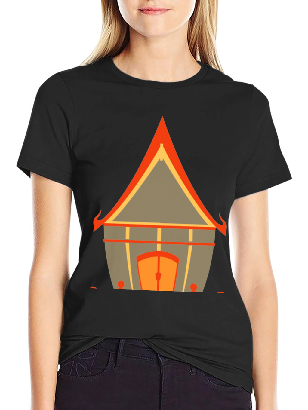 Ethnic House Graphic Tee