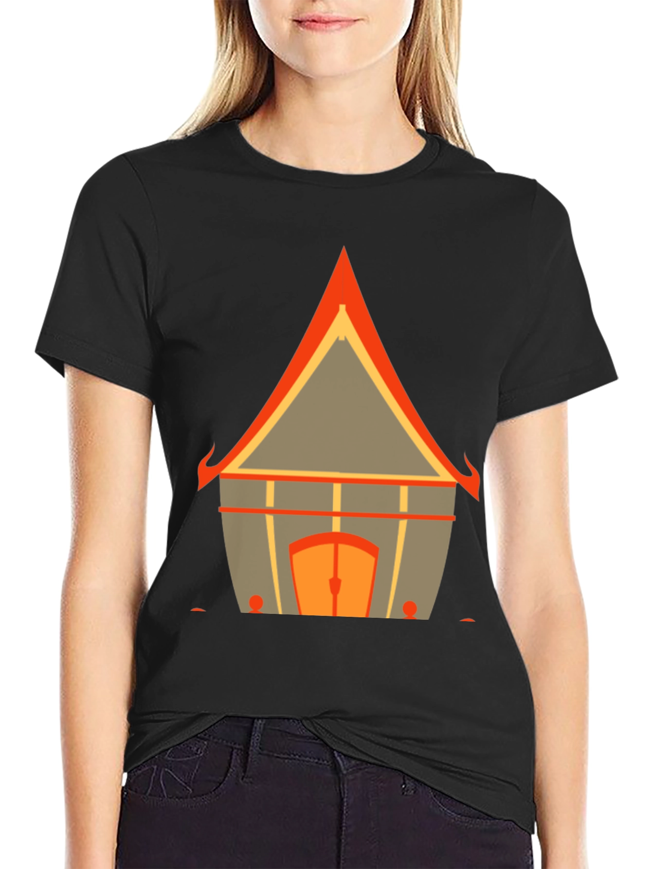 Ethnic House Graphic Tee