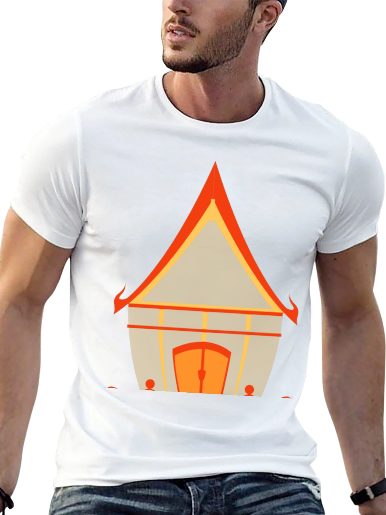 Ethnic House Graphic Tee