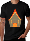 Ethnic House Graphic Tee