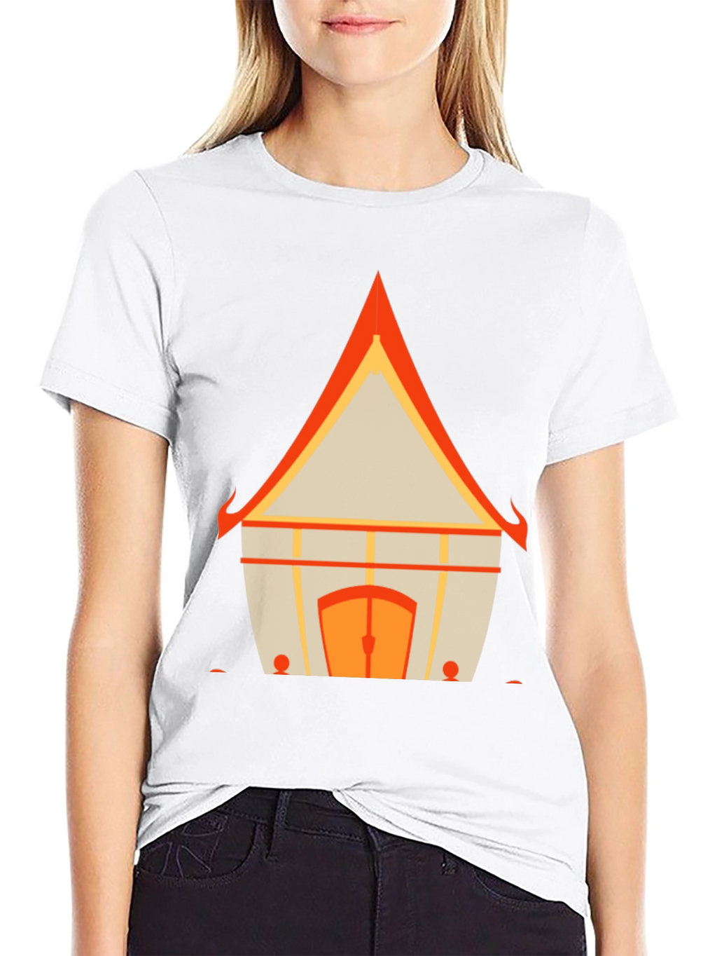 Ethnic House Graphic Tee
