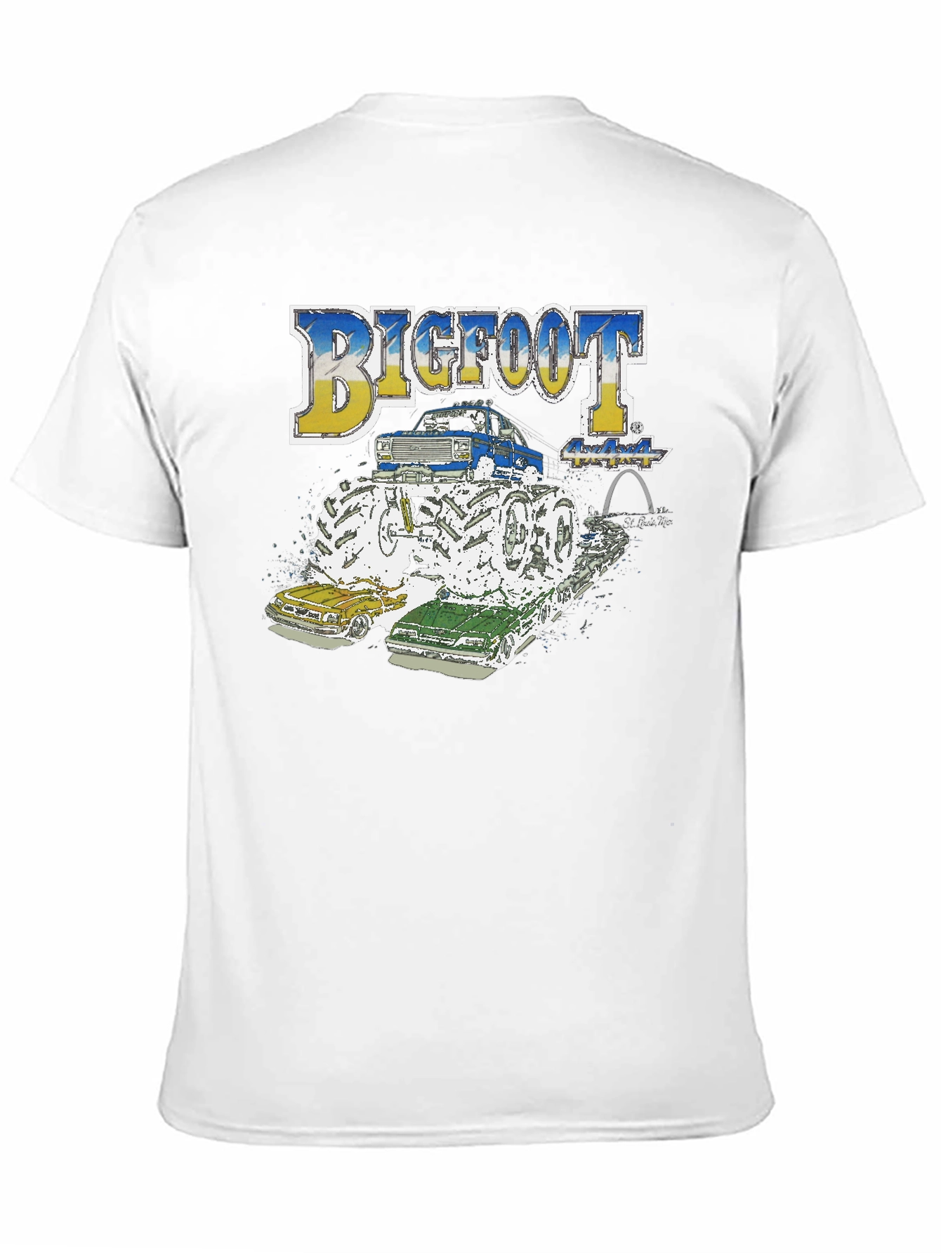 Bigfoot Monster Truck Tee - Crushing the Competition!