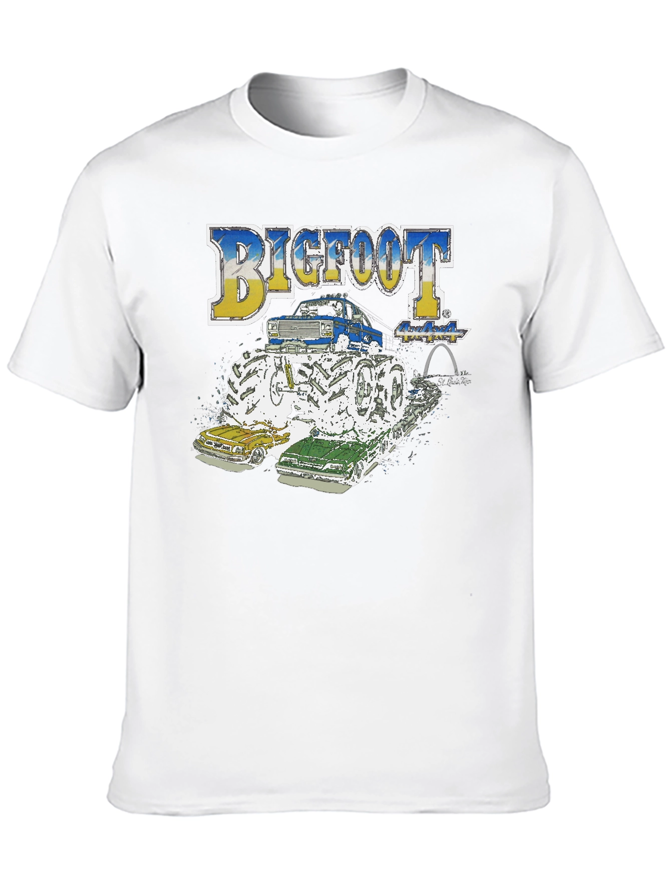 Bigfoot Monster Truck Tee - Crushing the Competition!
