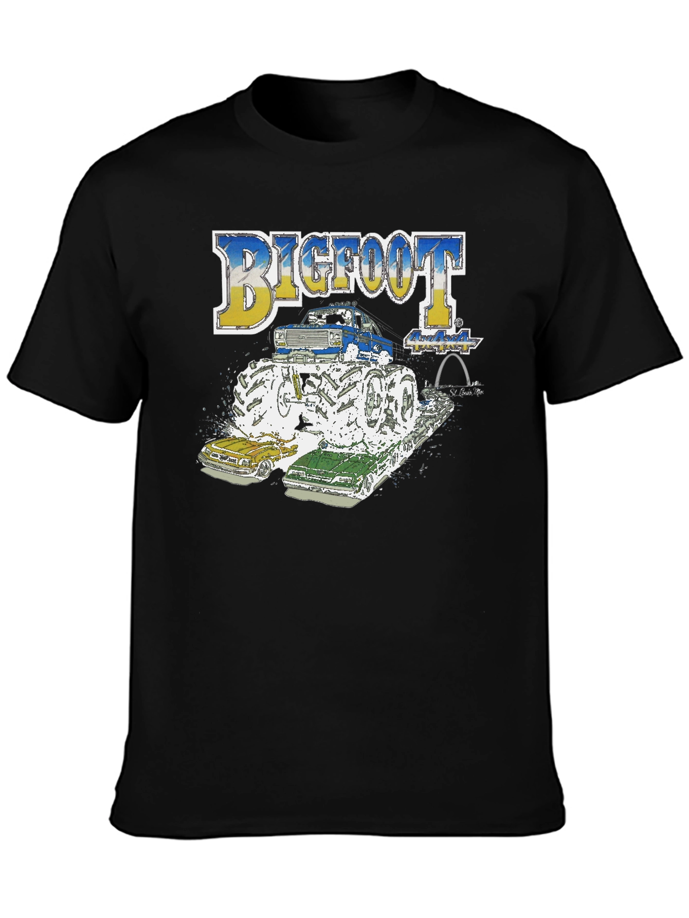 Bigfoot Monster Truck Tee - Crushing the Competition!