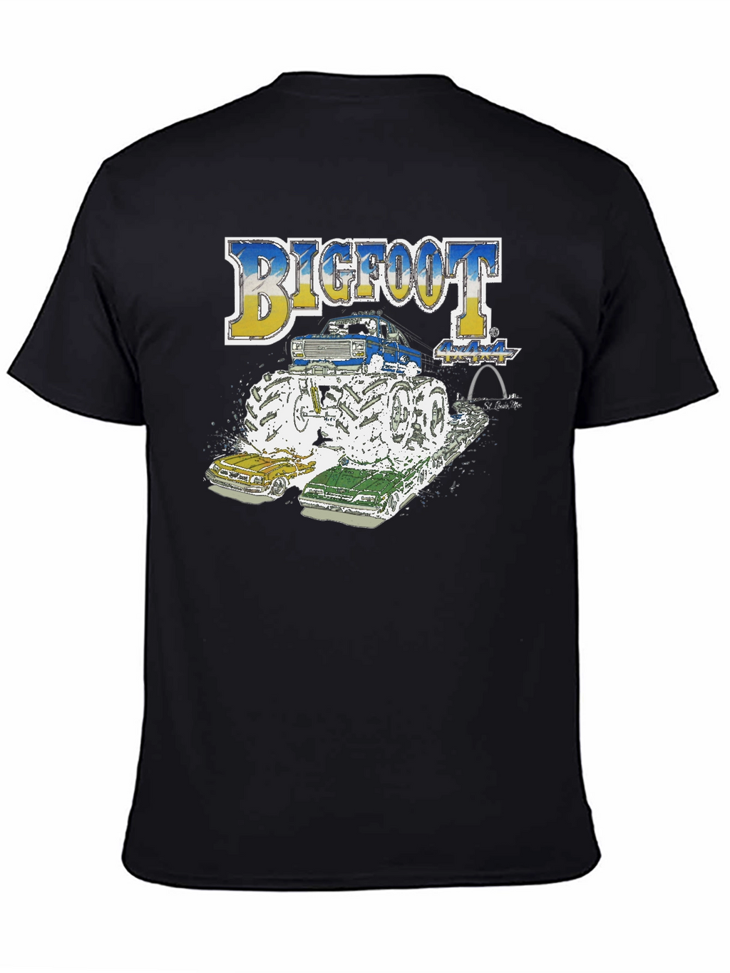Bigfoot Monster Truck Tee - Crushing the Competition!