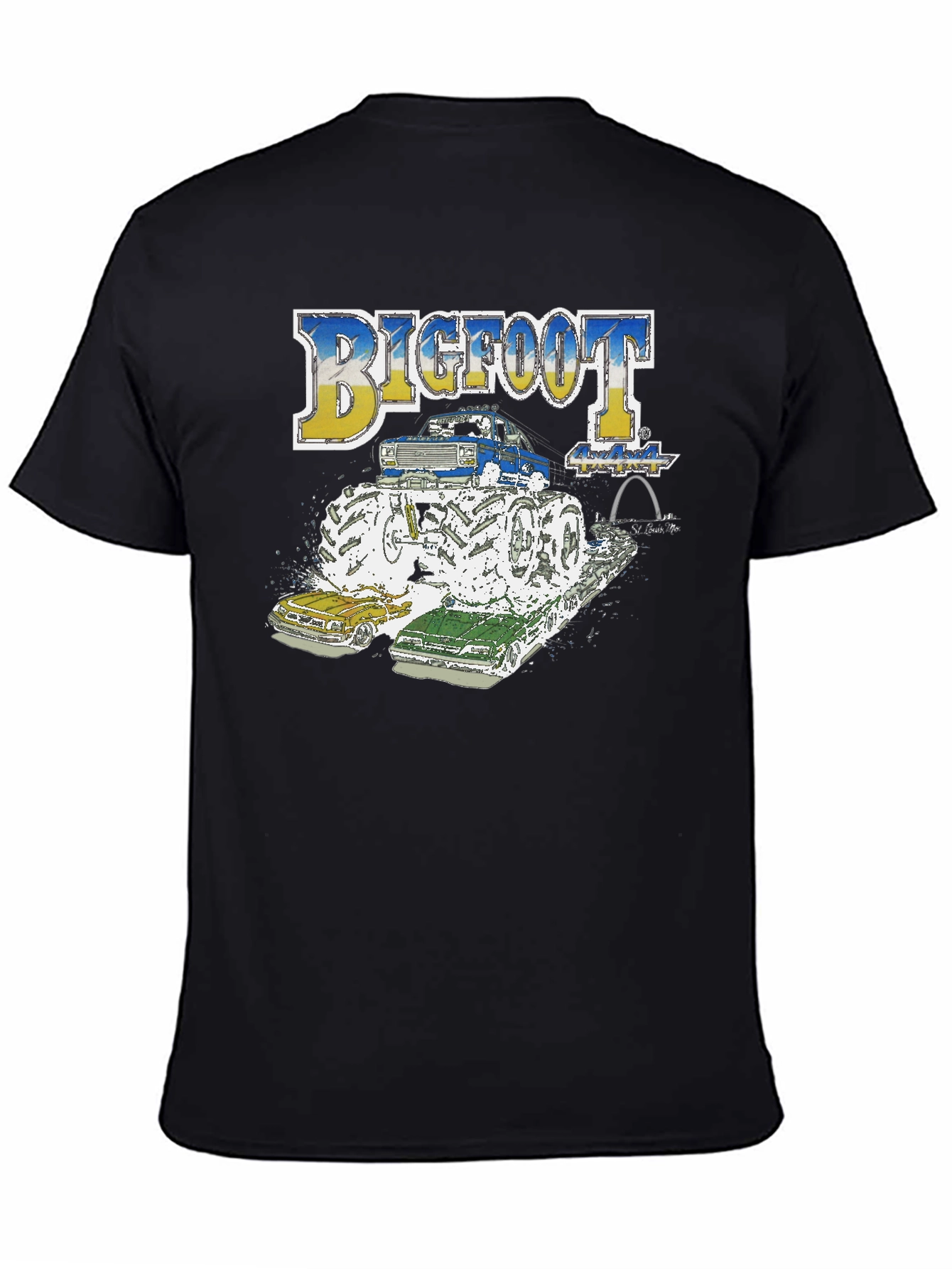 Bigfoot Monster Truck Tee - Crushing the Competition!