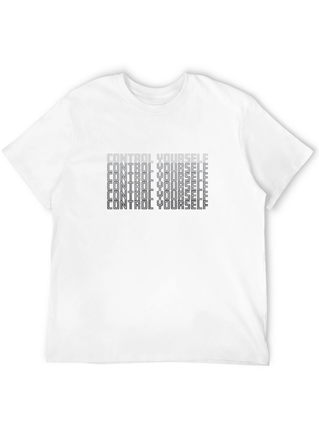 Control Yourself Graphic Tee - Black
