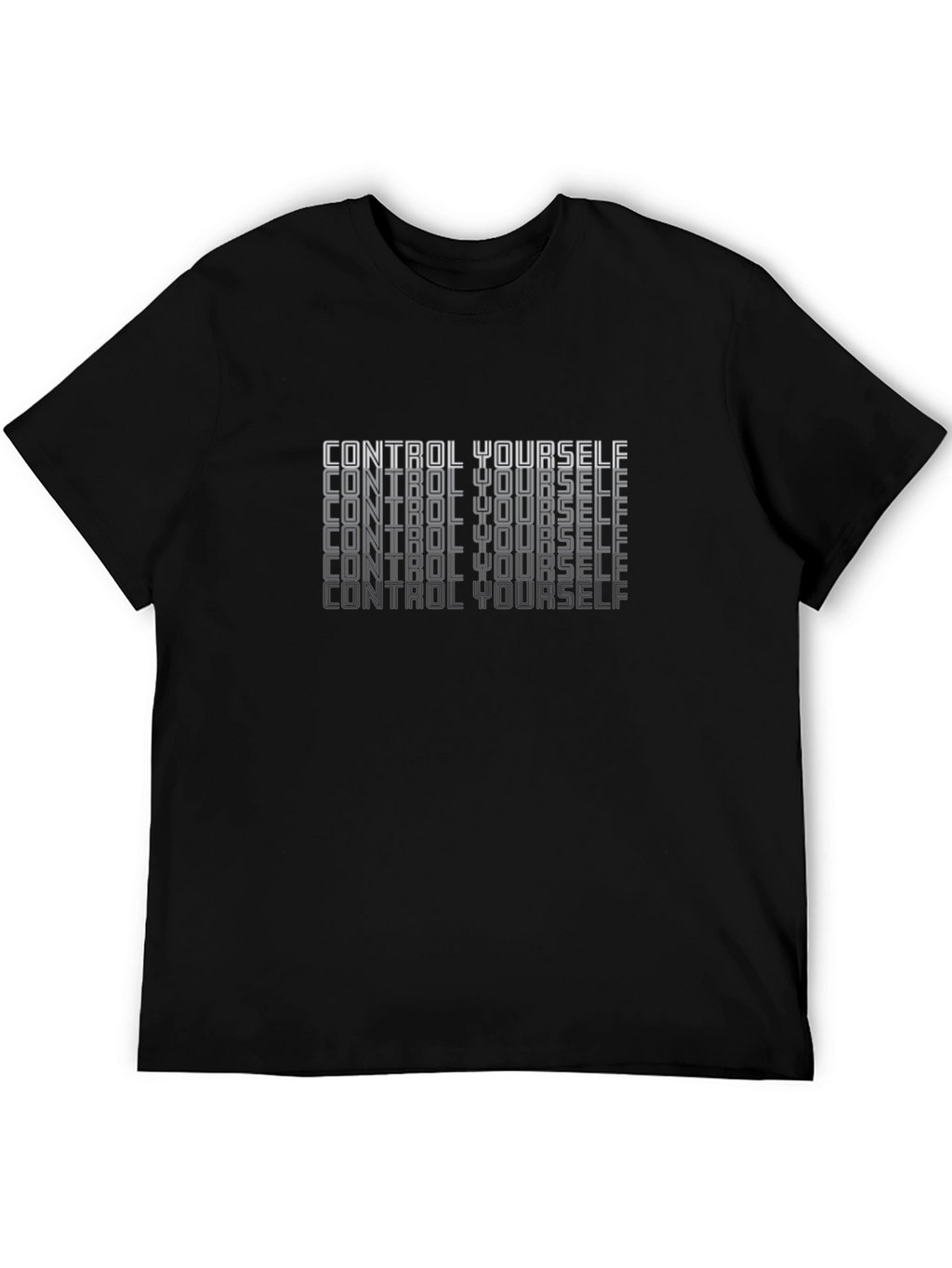 Control Yourself Graphic Tee - Black