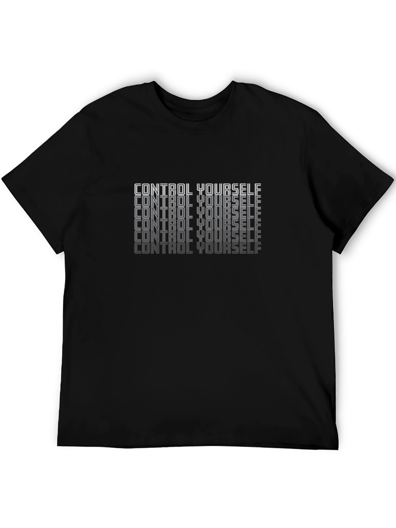 Control Yourself Graphic Tee - Black