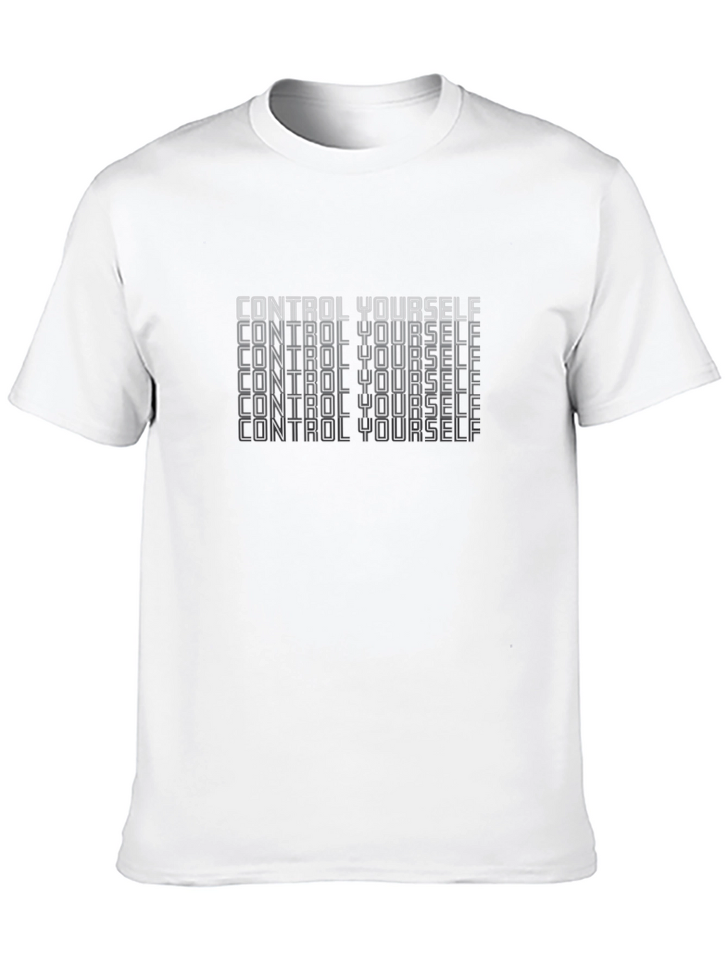 Control Yourself Graphic Tee - Black