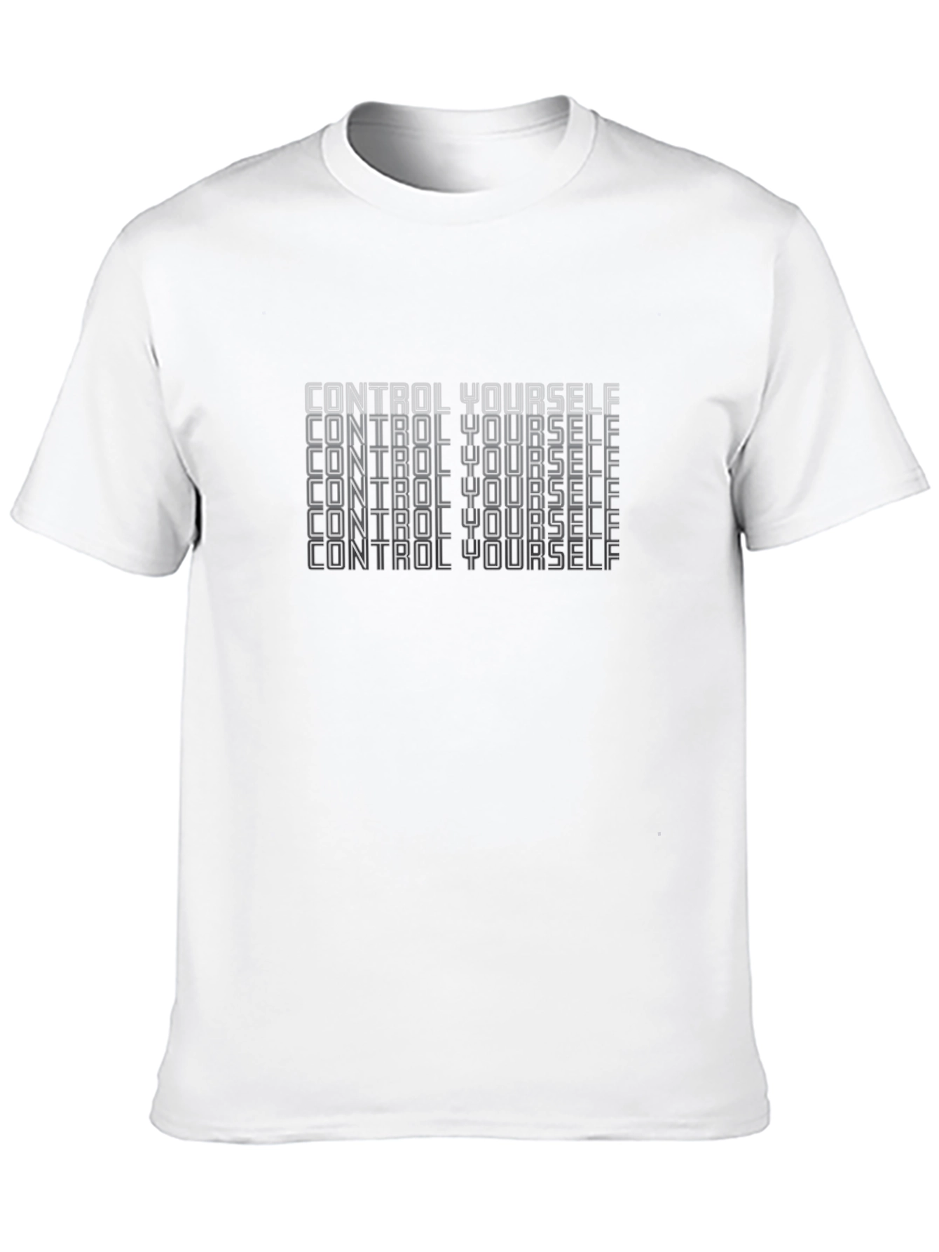Control Yourself Graphic Tee - Black