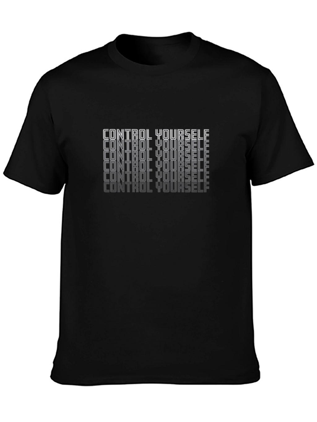 Control Yourself Graphic Tee - Black