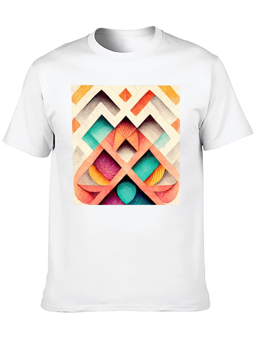 Abstract Geometric Pattern Tee