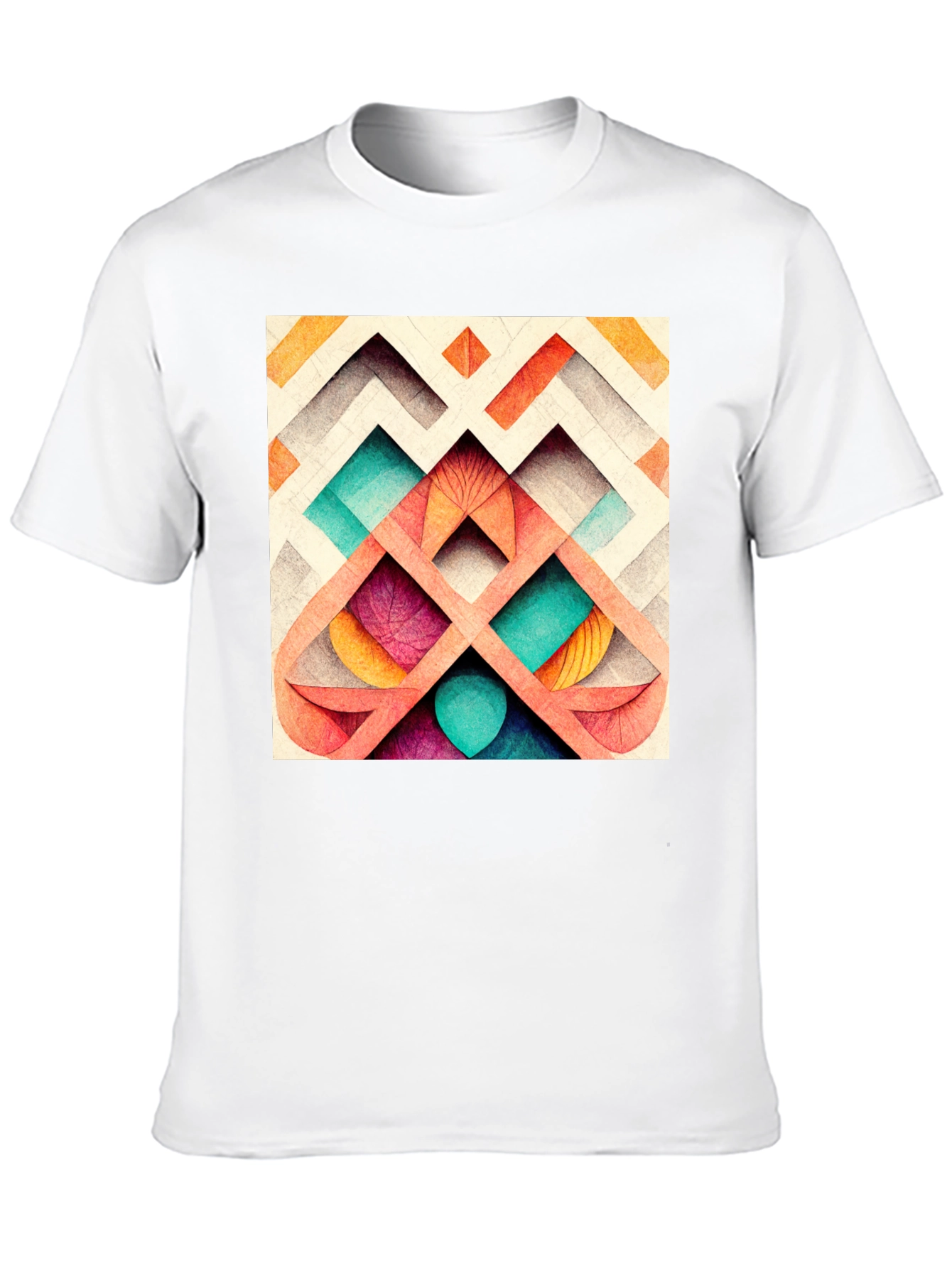 Abstract Geometric Pattern Tee