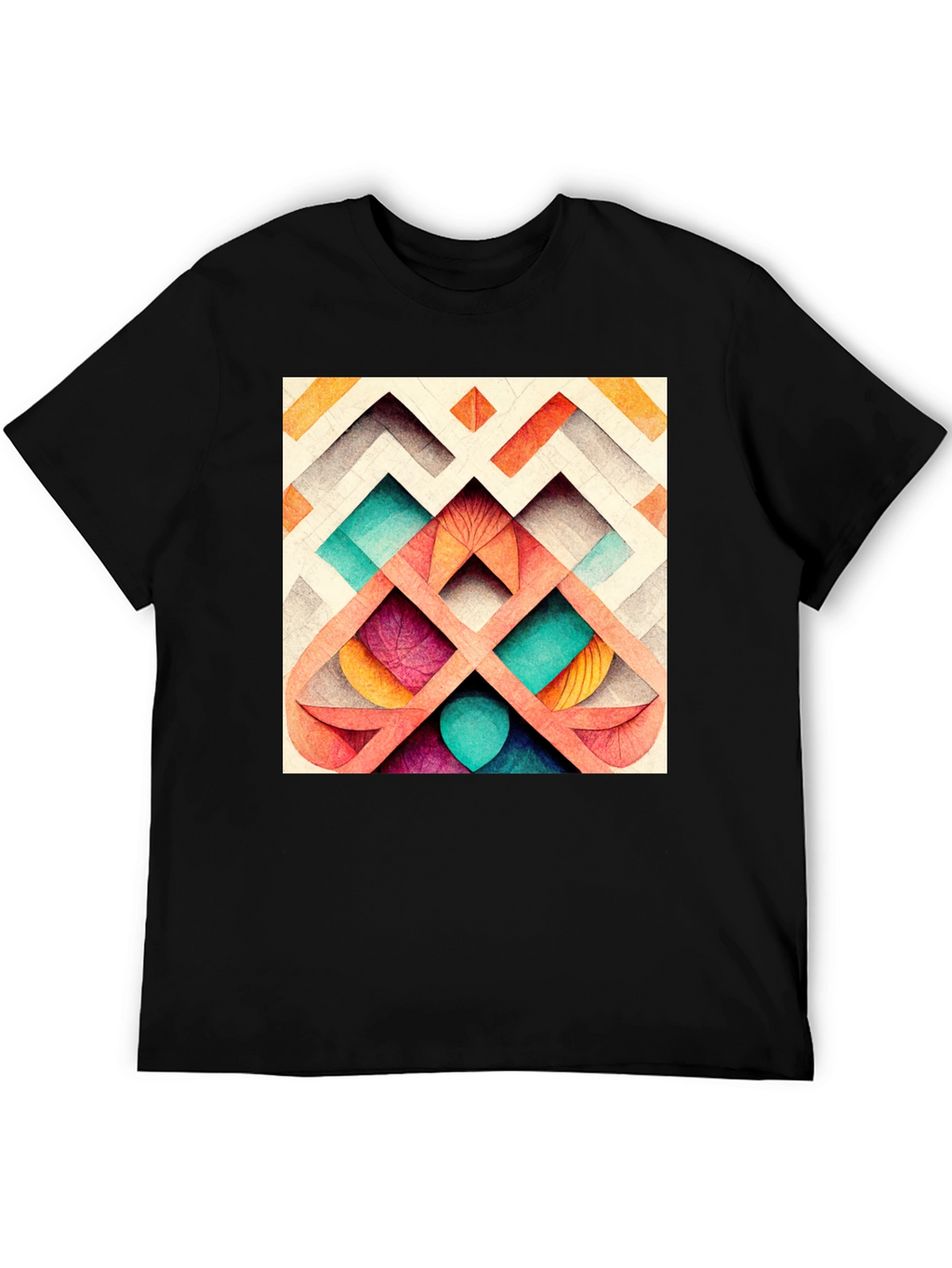 Abstract Geometric Pattern Tee