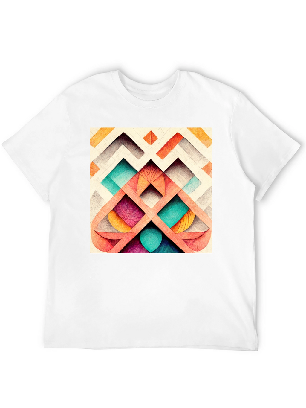 Abstract Geometric Pattern Tee