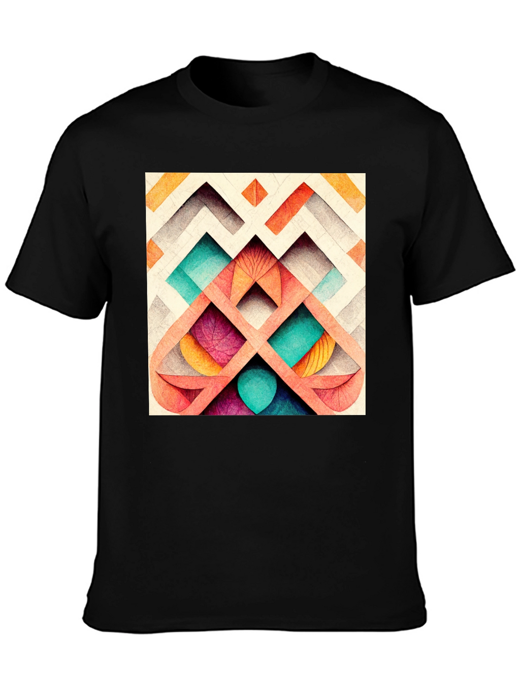 Abstract Geometric Pattern Tee
