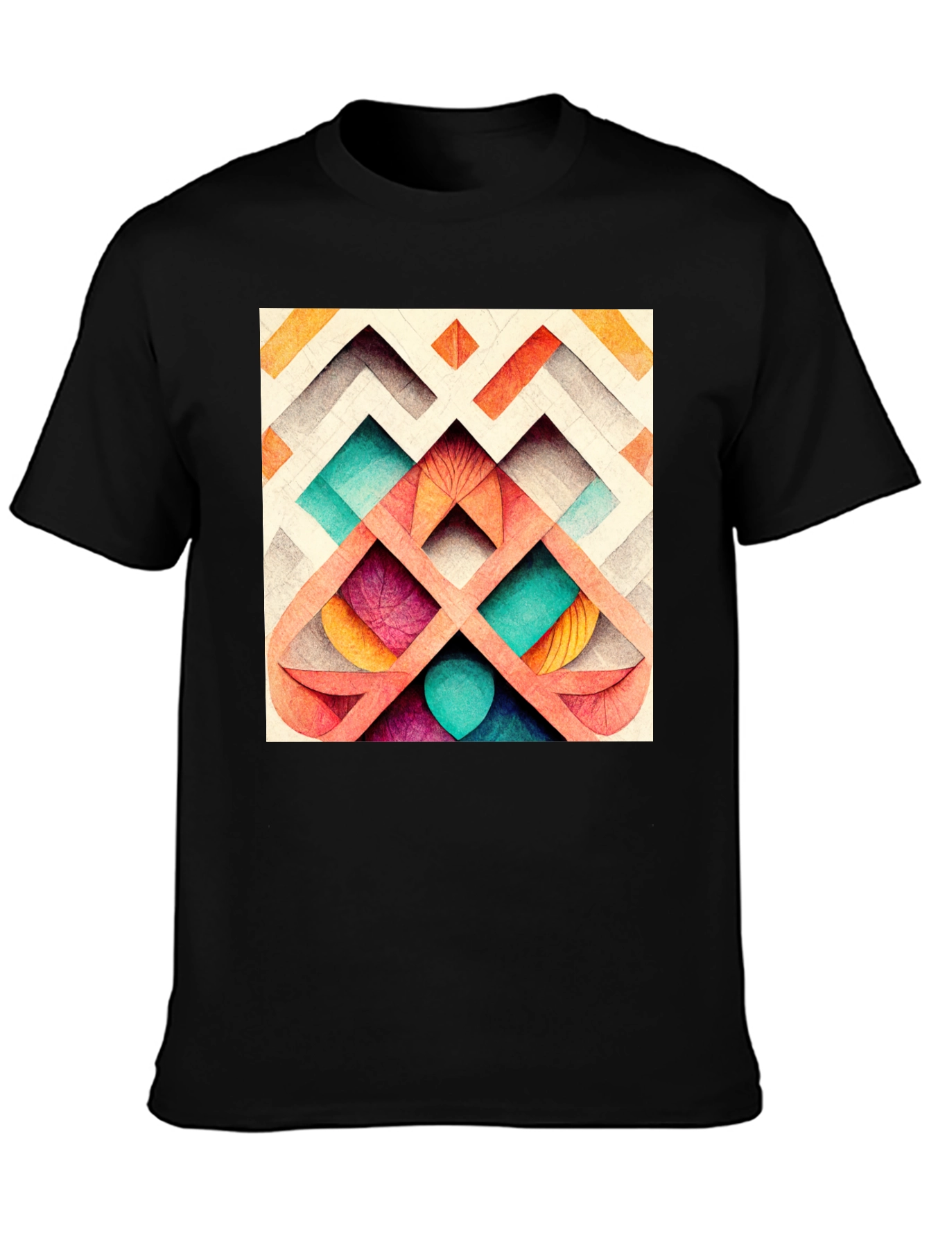 Abstract Geometric Pattern Tee