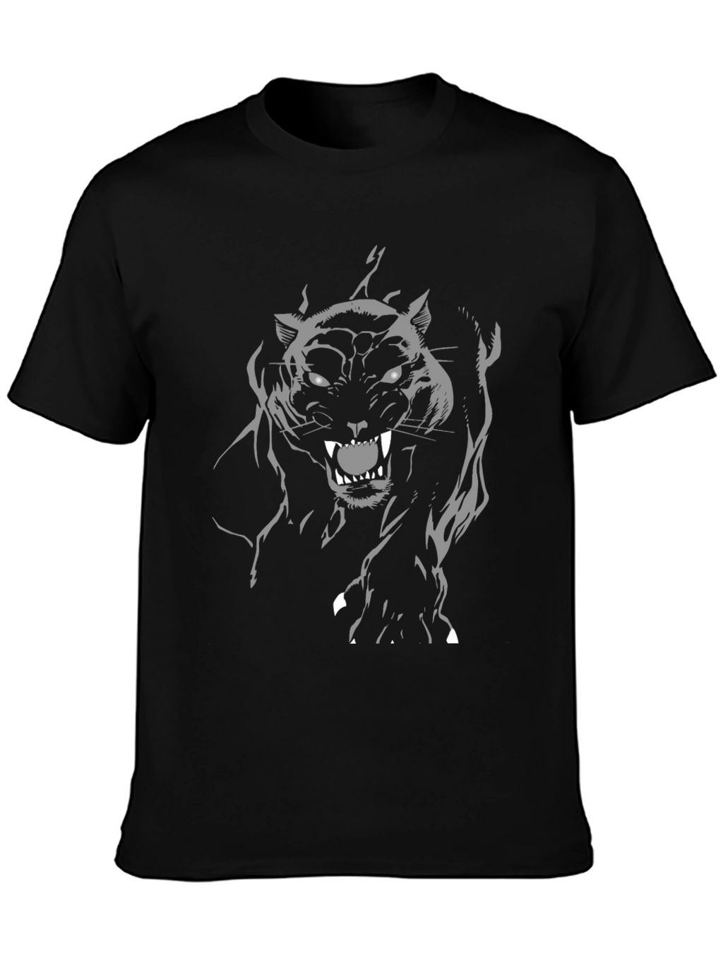 Black Panther Graphic Tee - Bold & Fierce Design