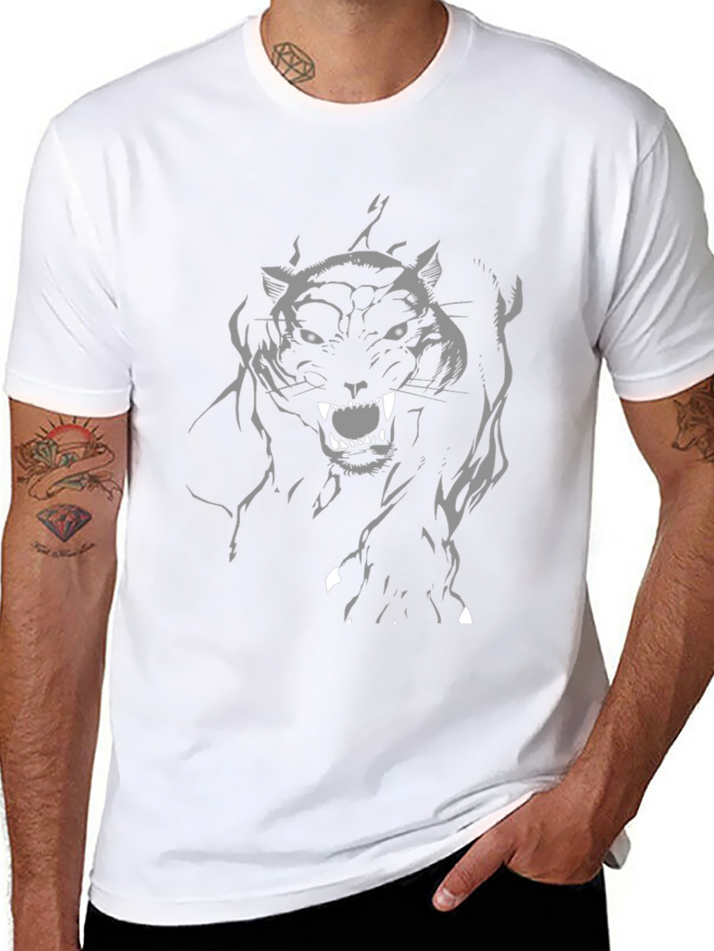 Black Panther Graphic Tee - Bold & Fierce Design