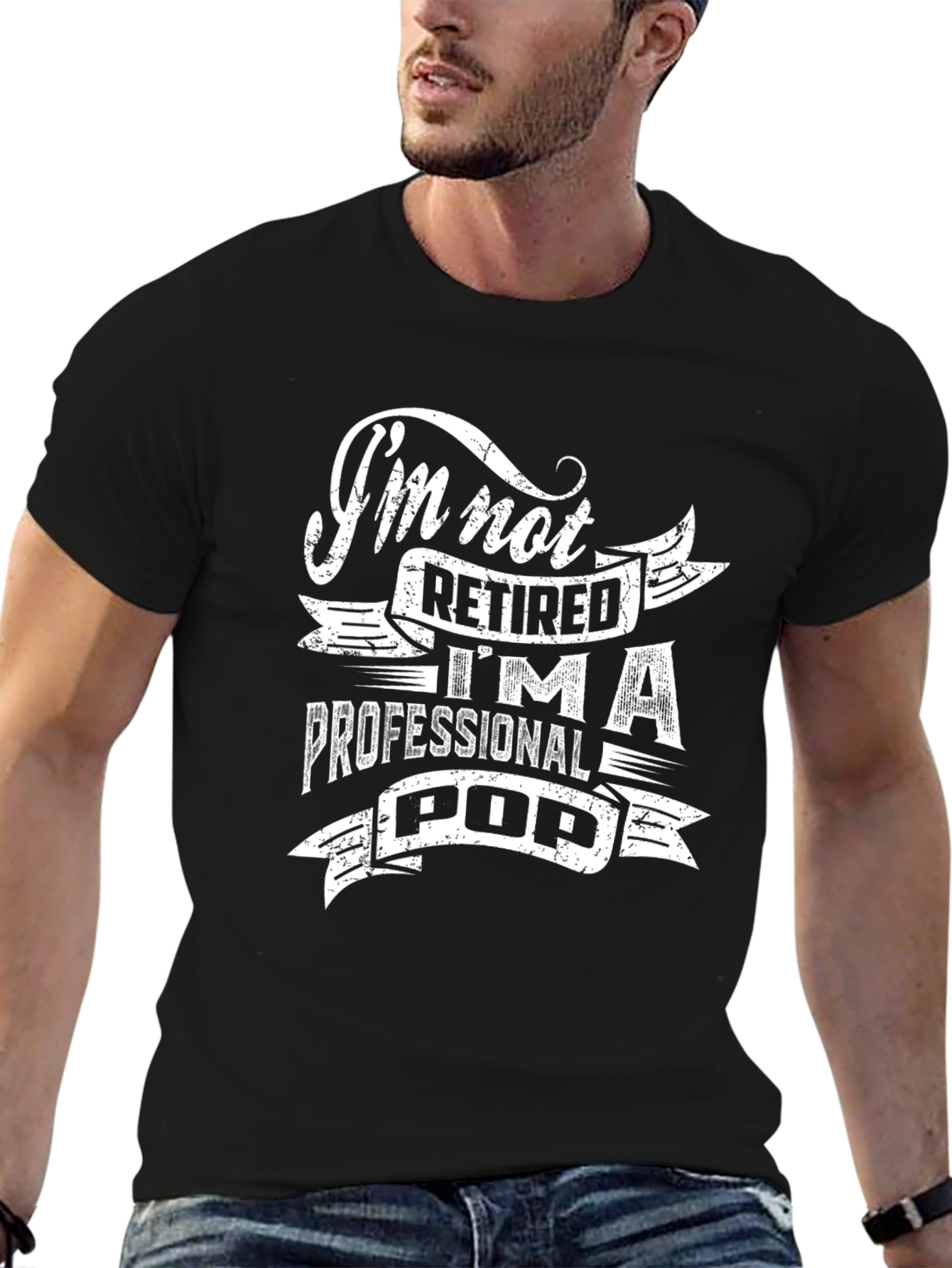 Professional Pop T-Shirt - Funny Retired Dad Tee