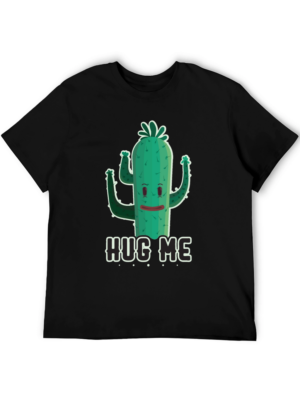 Hug Me Cactus Graphic Tee - Funny Unisex T-Shirt