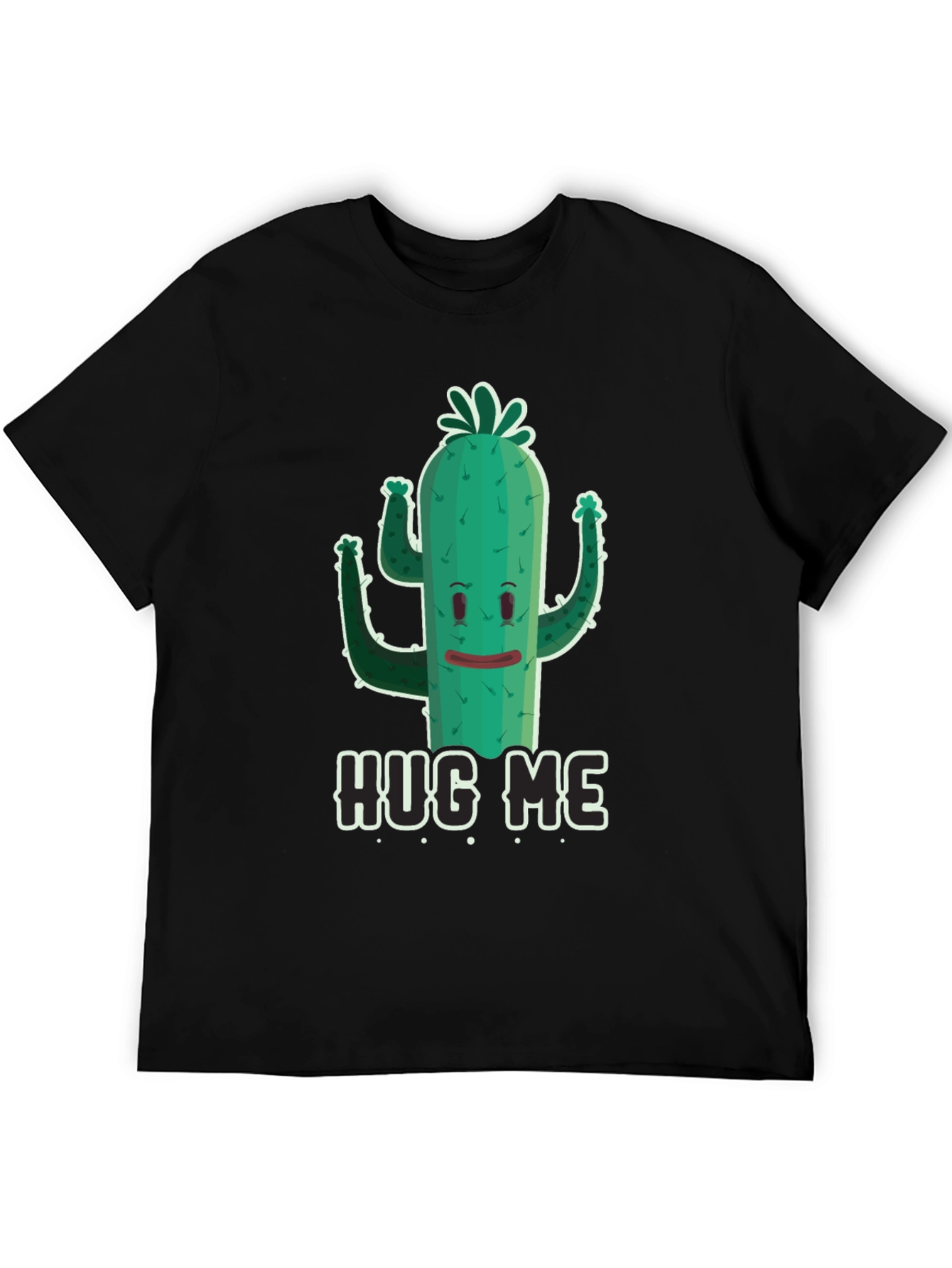 Hug Me Cactus Graphic Tee - Funny Unisex T-Shirt