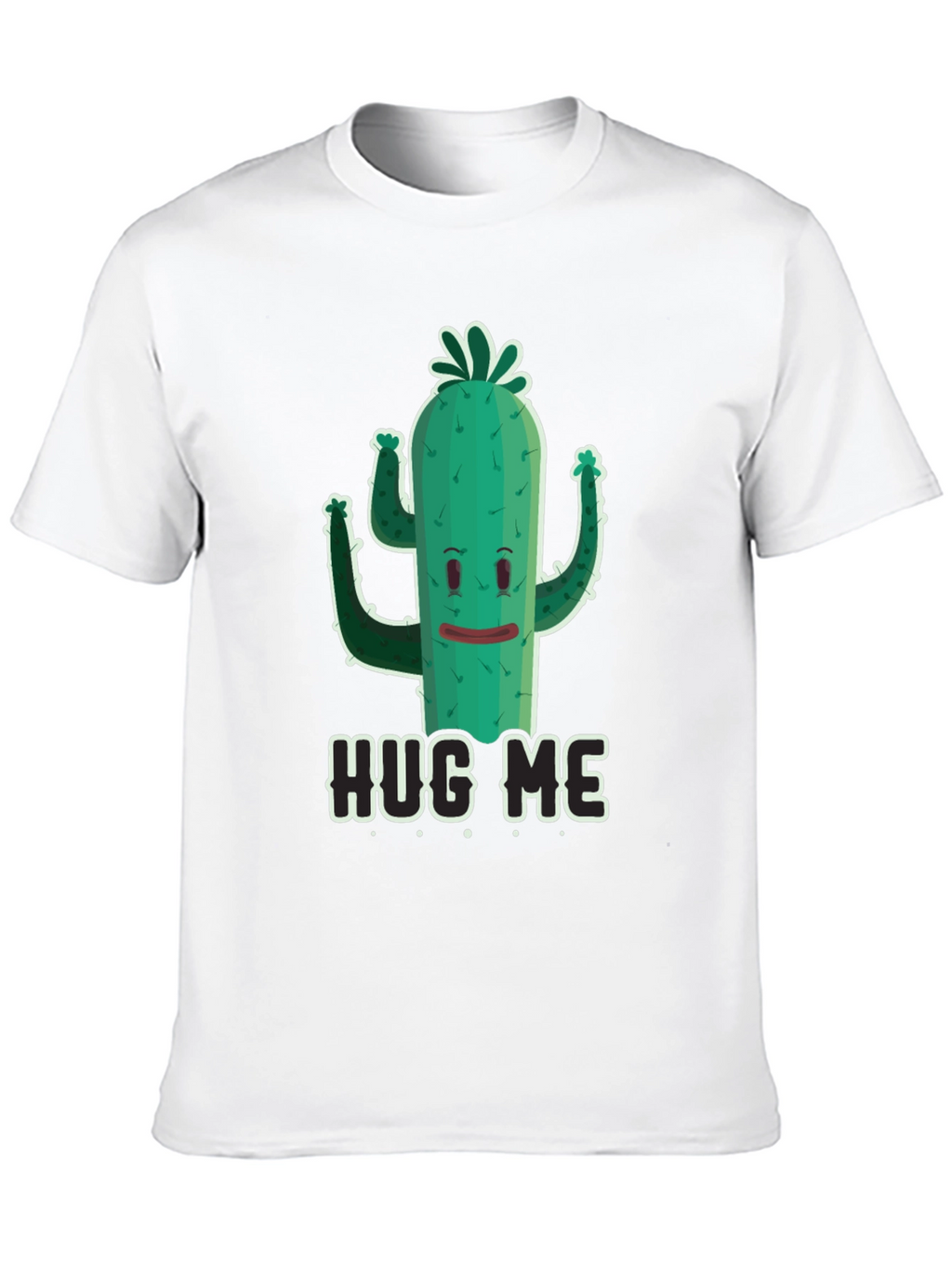 Hug Me Cactus Graphic Tee - Funny Unisex T-Shirt
