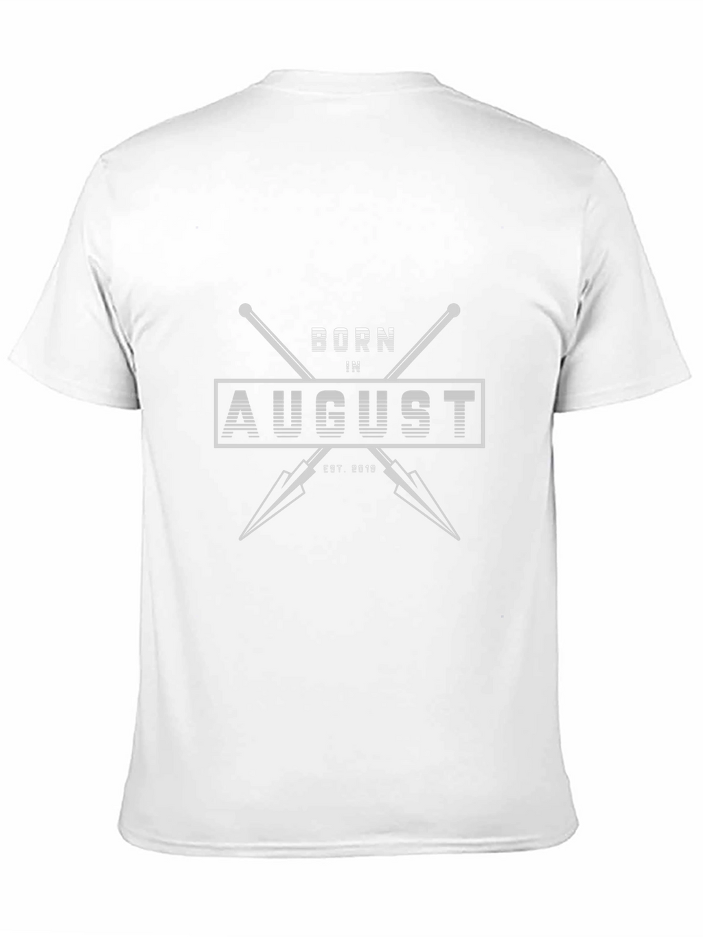 Born In August Graphic T-Shirt