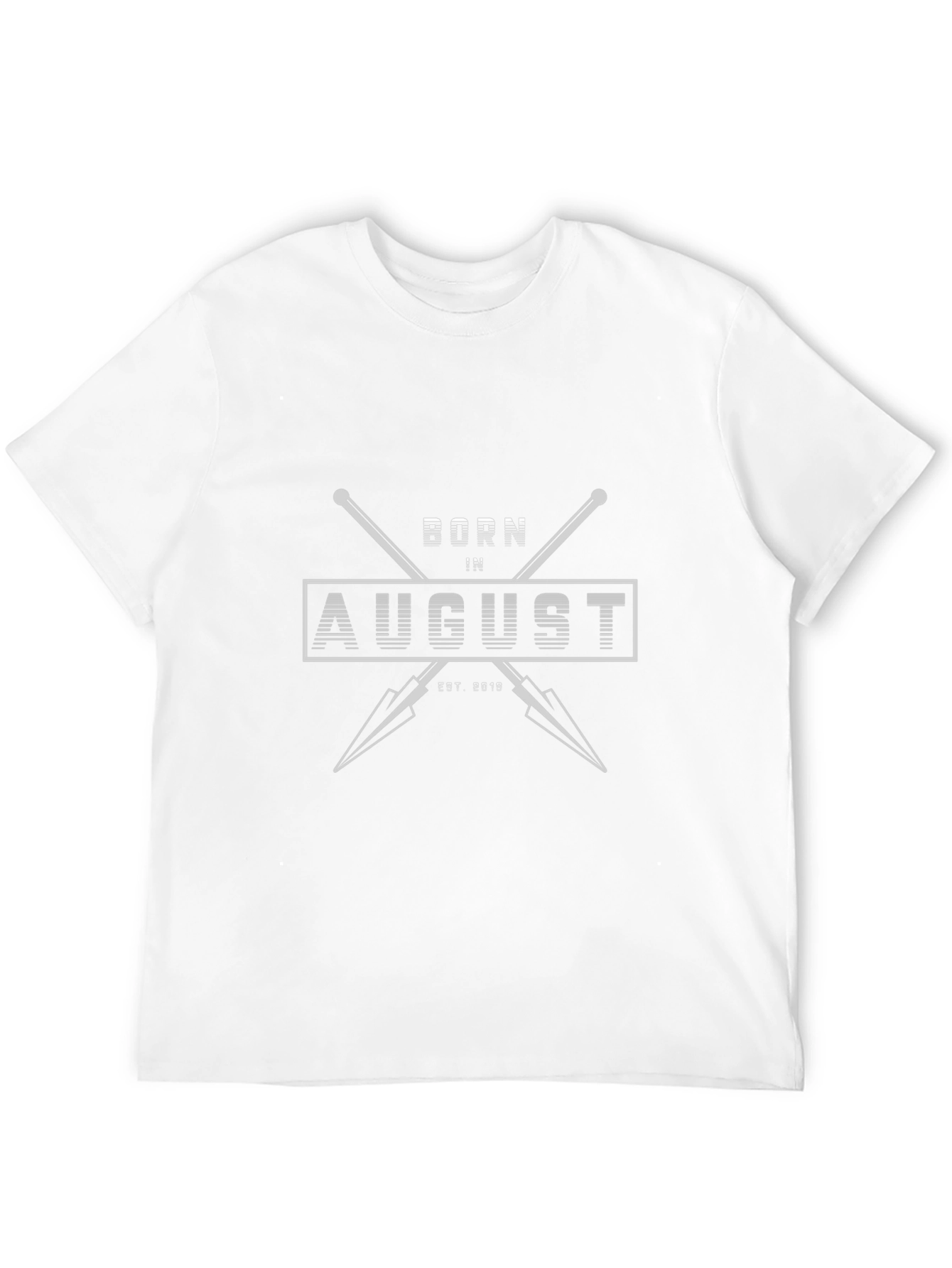 Born In August Graphic T-Shirt
