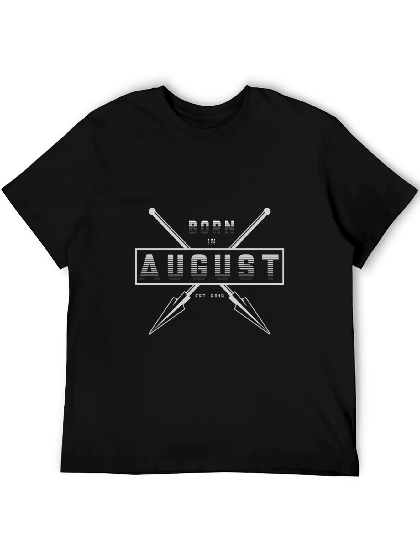 Born In August Graphic T-Shirt