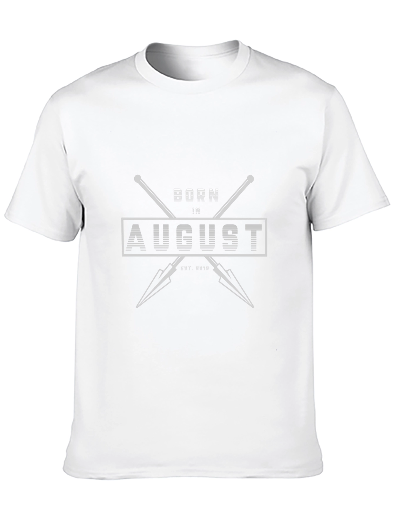 Born In August Graphic T-Shirt
