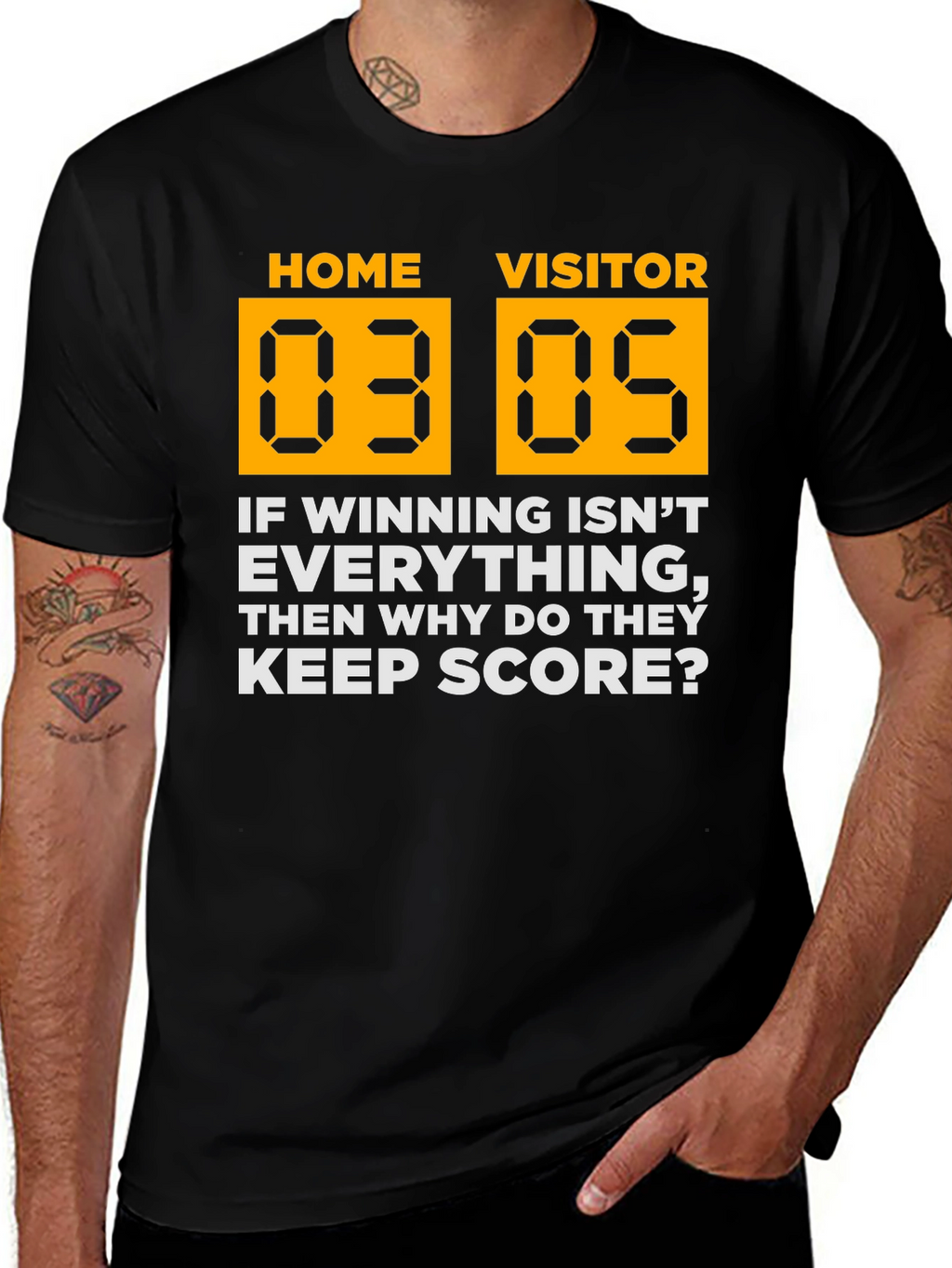 Home Vs Visitor Graphic Tee