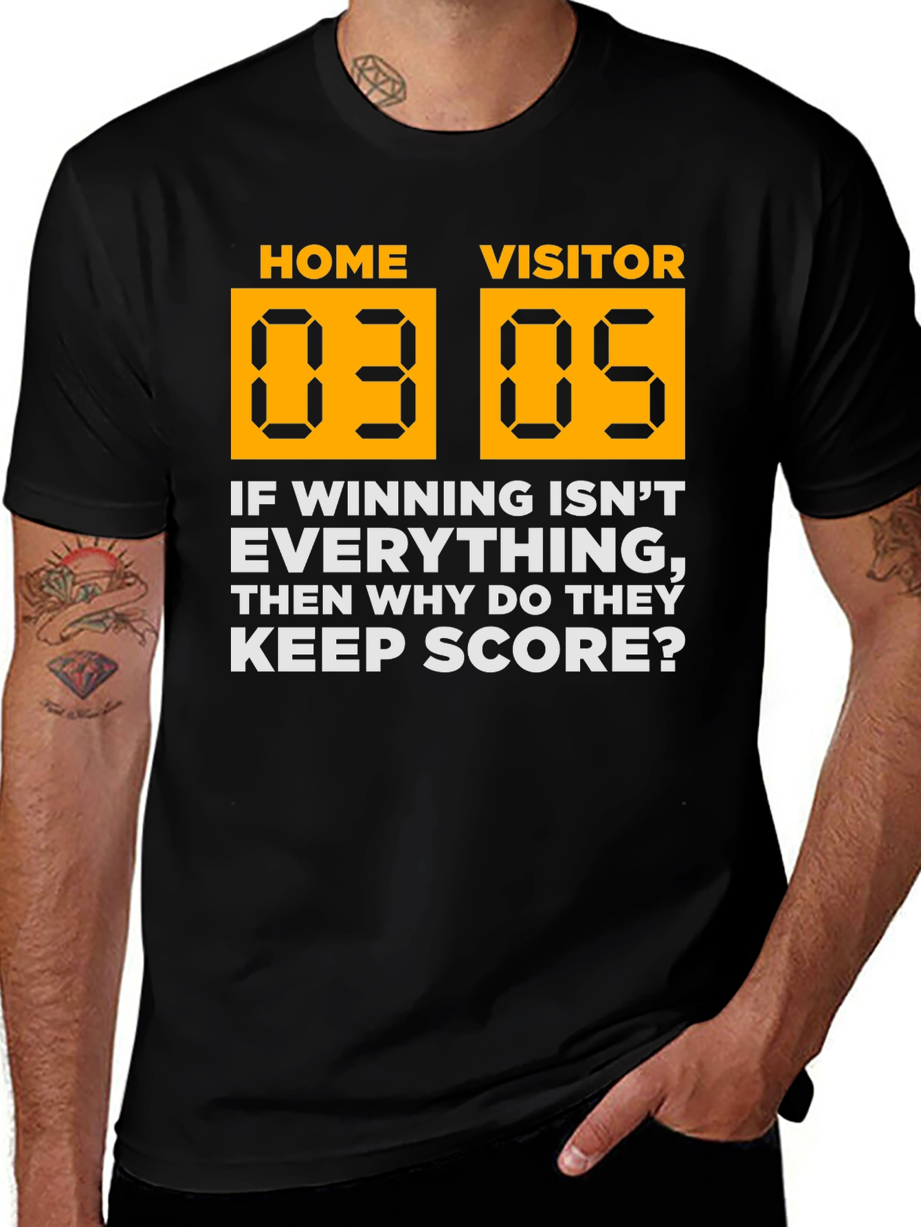 Home Vs Visitor Graphic Tee