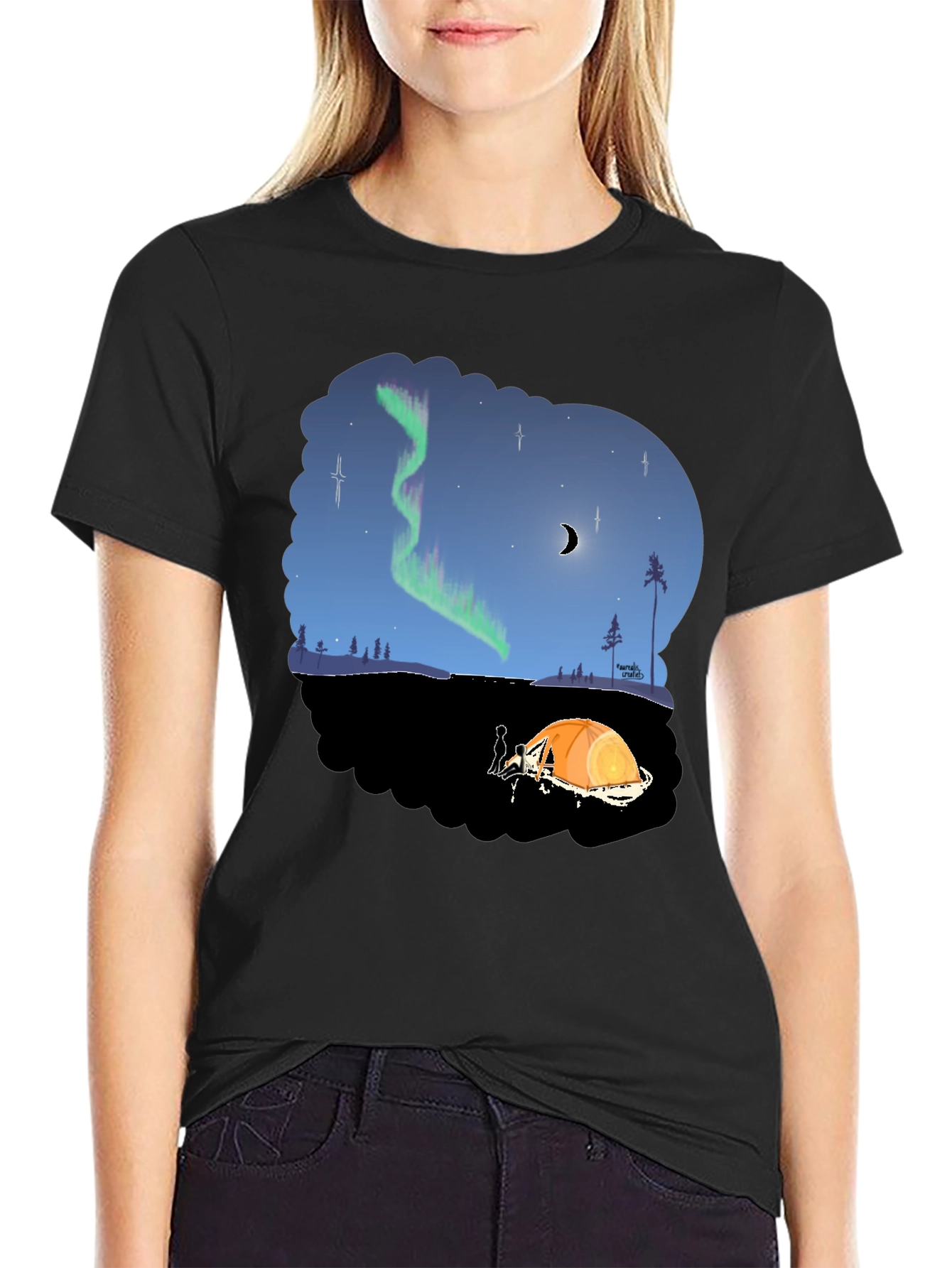 Aurora Camping Graphic Tee