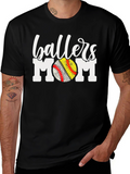 Ballers Mom Graphic T-Shirt